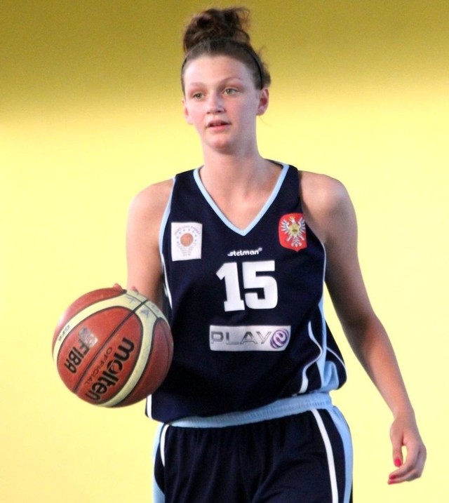 Czołowa zawodniczka Unii Basket &#8211; Patrycja Jarka.