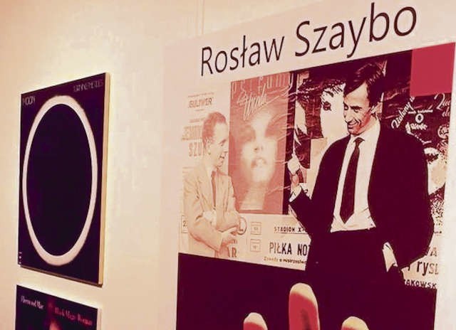 Na zdjęciu charakterystyczna okładka płyty Judas Piest zaprojektowana przez Rosława Szaybo, którą można oglądać w „Od Nowie”
