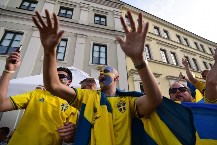 Euro U21 w Lublinie. Kibice Szwecji i Słowacji w drodze na mecz [ZDJĘCIA]