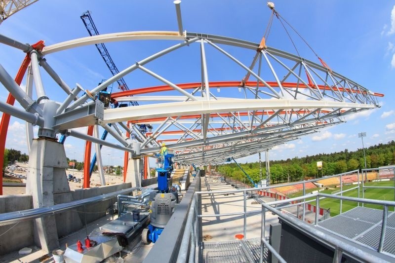 Stadion miejski coraz bliżej końca realizacji (zdjęcia)