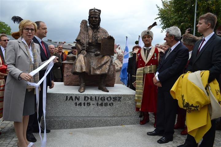 Odsłonięcie pomnika Jana Długosza w Kłobucku