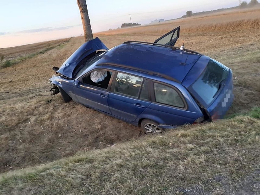 Wypadek BMW na trasę relacji Brańsk-Kalnica. Kierowca...