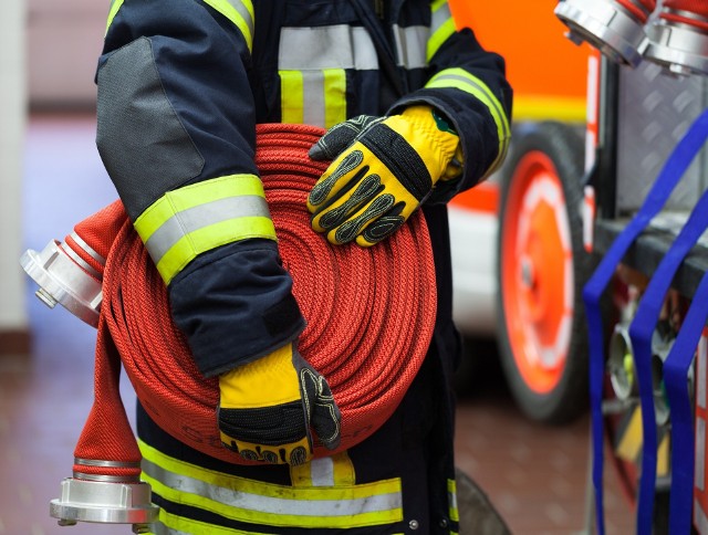 Siedem jednostek straży pożarnej gasiło pożar w Nowej Jamce w powiecie opolskim