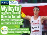 Licytacja koszulki mistrza olimpijskiego, Dawida Tomali, na szczytny cel. Możesz do niej dołączyć przed 14. PKO Poznań Półmaratonem!