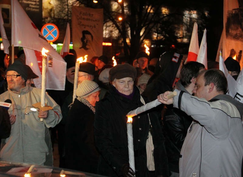Marsz pamięci Żołnierzy Wyklętych w Rzeszowie...