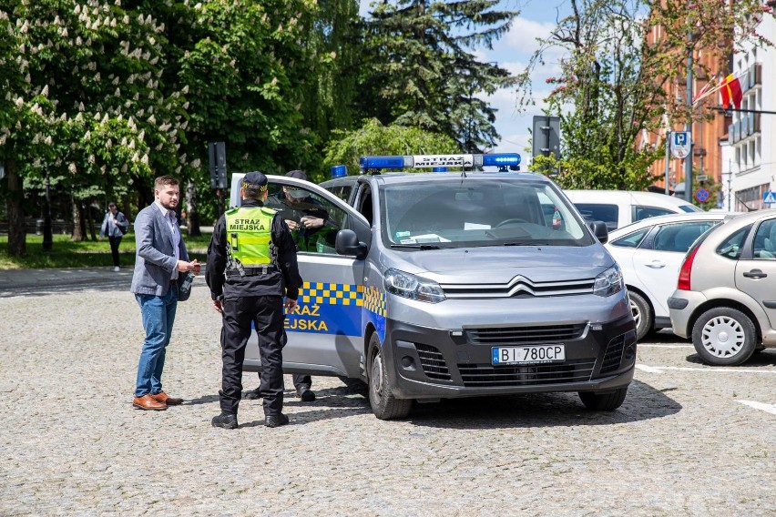 Za ustawienie przyczepki na parkingu w strefie płatnego...