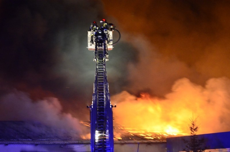 Pożar w Janikowie.