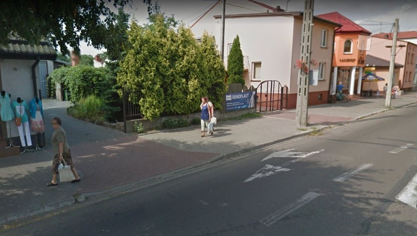 Krasnosielc w Google Street View. Samochód Google'a był tutaj w lipcu 2012 roku