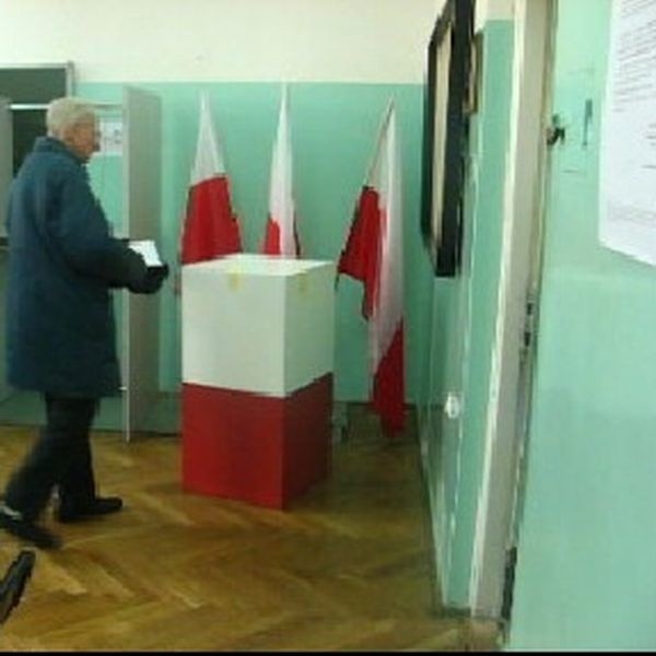 Lokal wyborczy przy ul. Hoffmanowej.