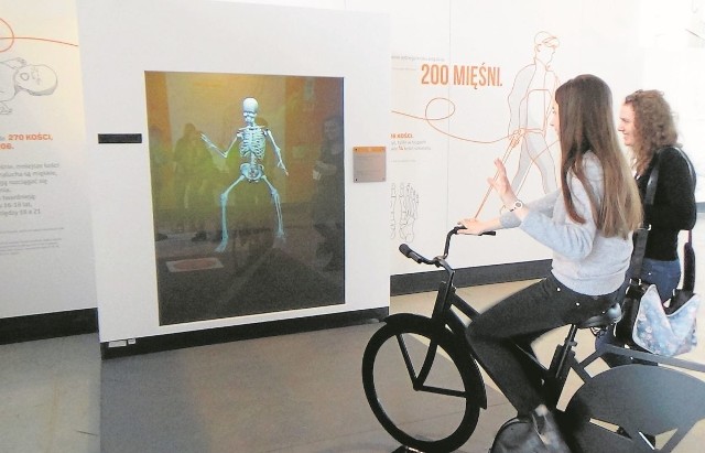 W Centrum Nauki da Vinci w Podzamczu Chęcińskim, licealiści zwiedzili ekspozycję stałą „Człowiek niezwykła maszyna”.