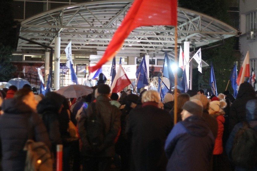 Krakowianie znów protestowali w obronie wolnych sądów