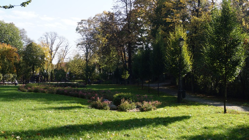 Piękna jesień w Mikołowie i zmiany w parku Planty