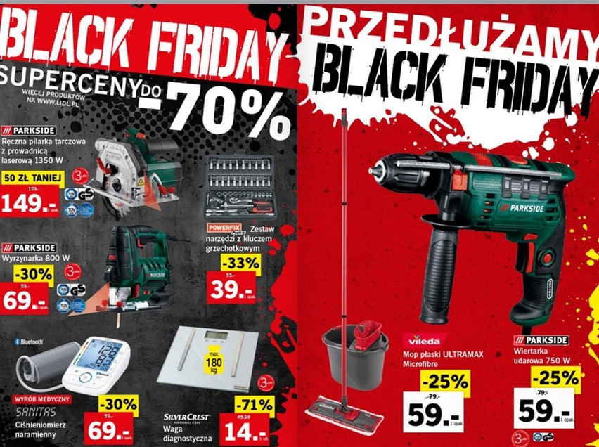 Black Friday 2017 w Lidlu. Czarny Piątek w Lidlu: te prodkty...