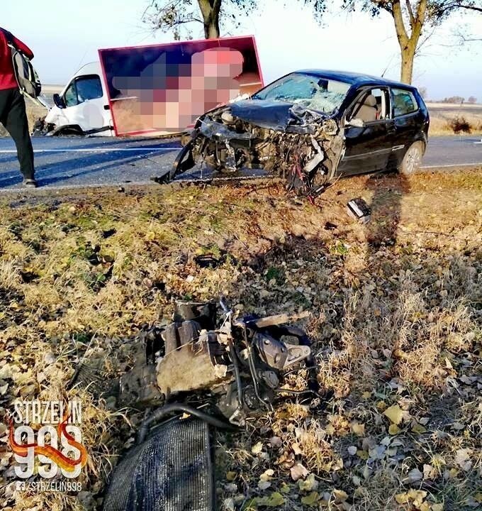 Groźny wypadek na drodze Wrocław – Strzelin [ZDJĘCIA]