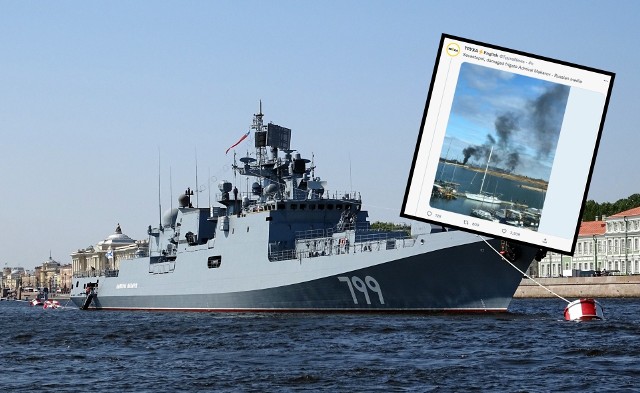 W eksplozjach w Sewastopolu miała zostać zniszczona fregata  Admirał Makarow, która była zastępcą zatopionego w kwietniu krążownika Moskwa.