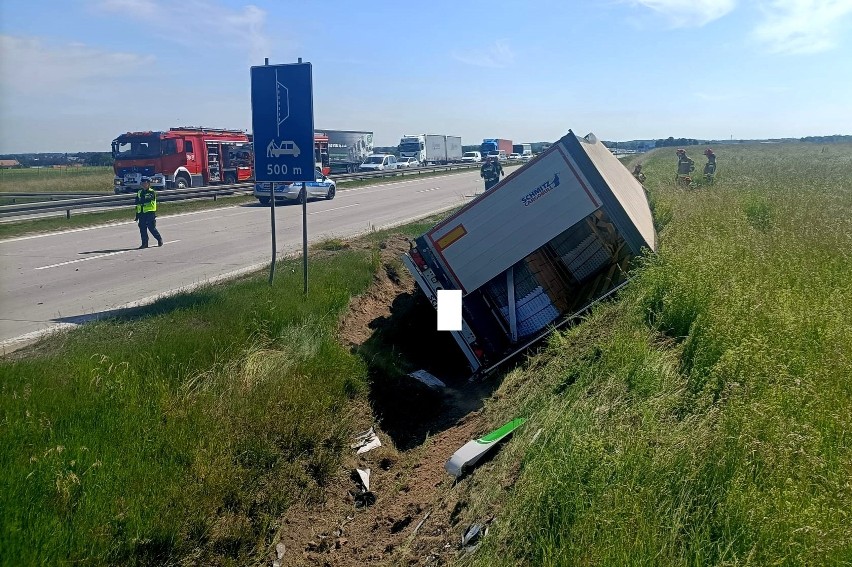 Wypadek na autostradzie A4 31.05.2022