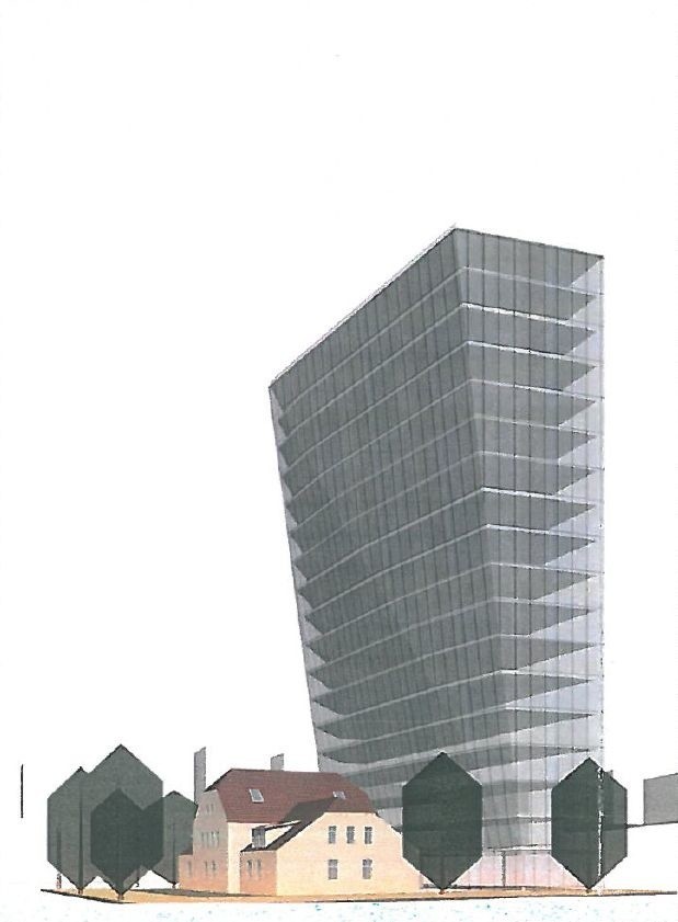 Kontrowersyjny 55-metrowy wieżowiec na granicy Warszewa w Szczecinie. W tle powiązania z prezydentem Piotrem Krzystkiem