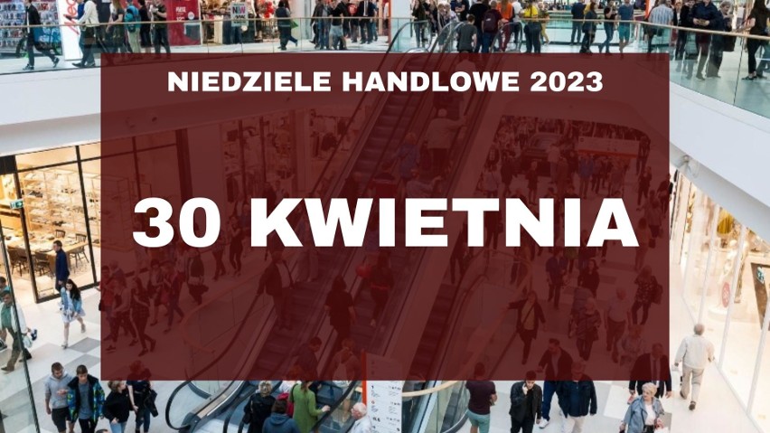 Niedziele handlowe 2023...