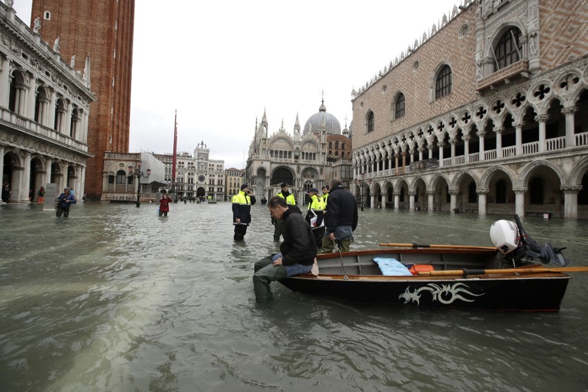 Kolejna wielka woda zbliża się do Wenecji. Ma osiągnąć poziom 160 centymetrów