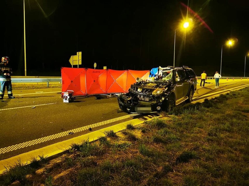 Śmiertelny wypadek na S5 pod Śmiglem. Do tragedii doszło w...