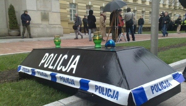 Protest policjantów.