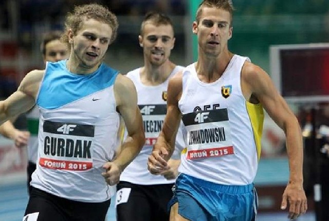 Kamil Gurdak (z lewej) wrócił do biegania po wyleczeniu kontuzjowanej nogi marzy o udanych występach w 2016 roku