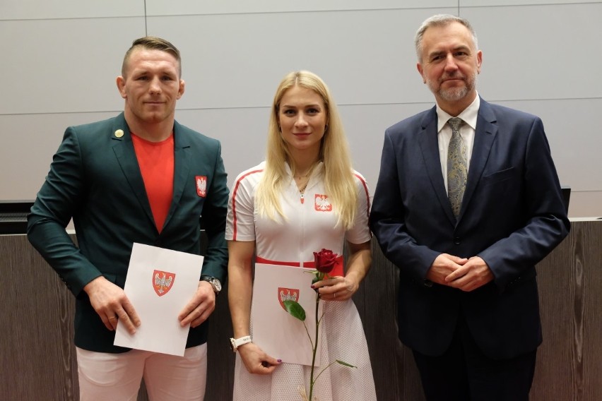 Medaliści olimpijscy, Tadeusz Michalik i Karolina Naja, w...