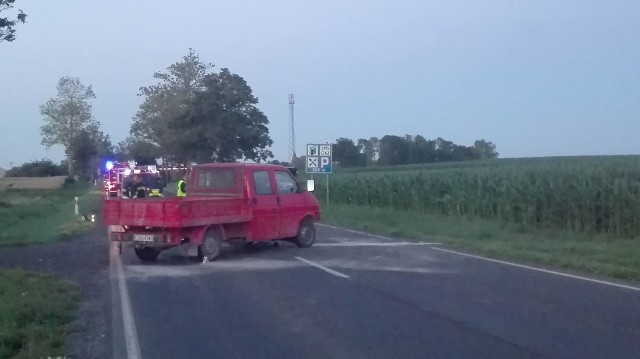 Droga koło Lipnicy przez pewien czas była zablokowana