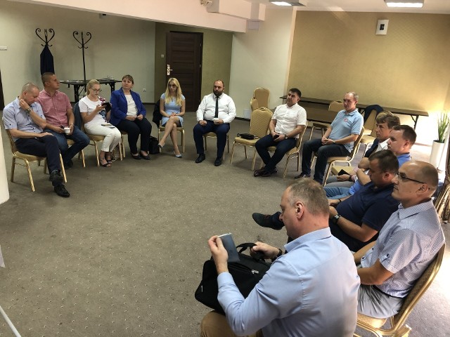 W spotkaniu w Łysomicach uczestniczyli samorządowcy m.in. ze Świecia, Czernikowa, Bytonia, Wielkiej Nieszawki