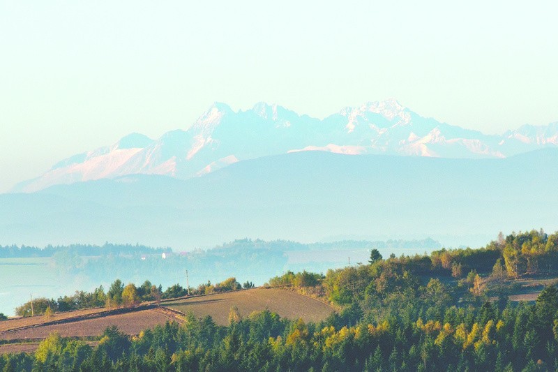 Tatry widziane z Wisowej...