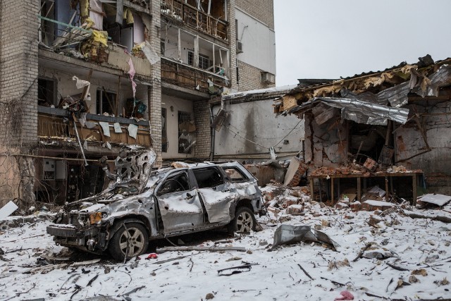 Od 19 dni trwa ostrzał ukraińskich miast przez Rosjan