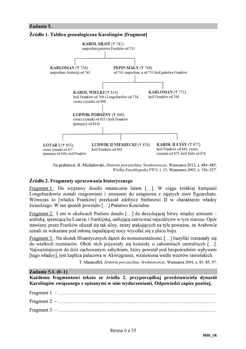 HISTORIA MATURA 2018 ODPOWIEDZI, ROZWIĄZANIA ARKUSZE CKE...