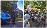 Święto Przemienienia Pańskiego na św. Górze Grabarce. Policjanci pomagają pątnikom (zdjęcia)