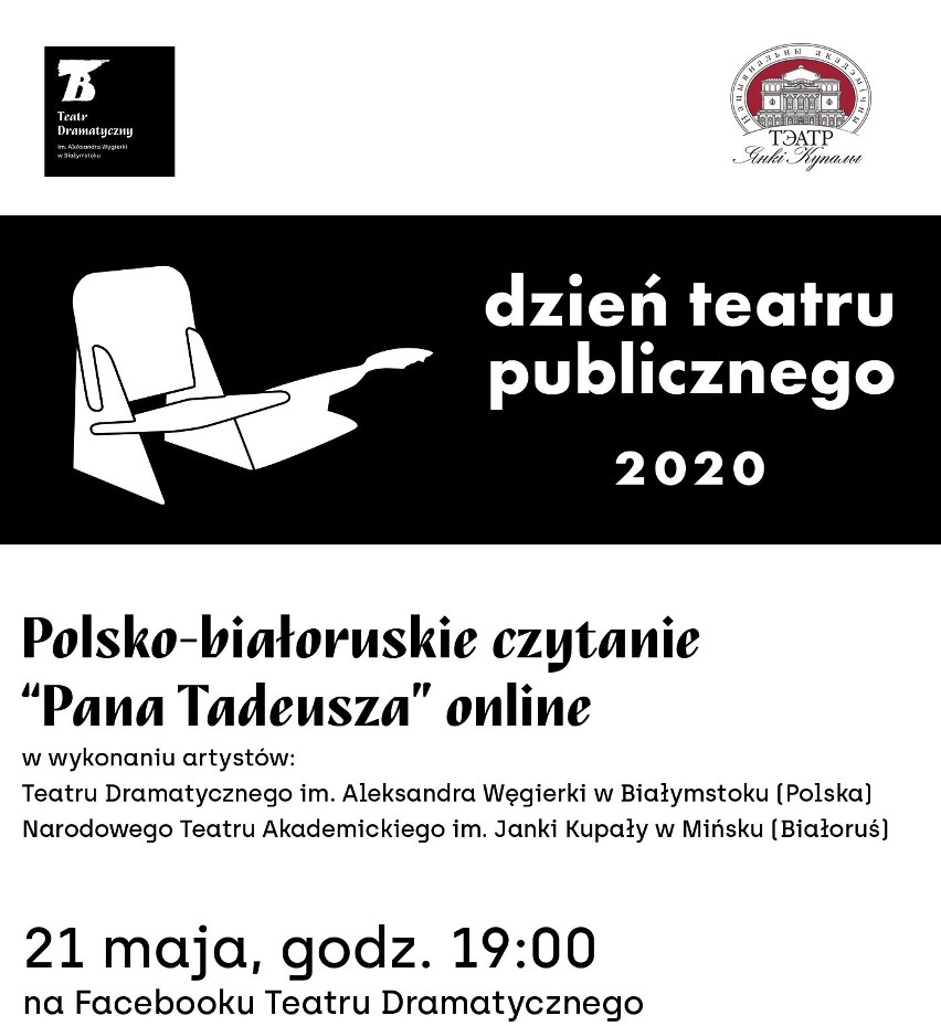Teatr Dramatyczny. Polsko-białoruskie czytanie „Pana Tadeusza”