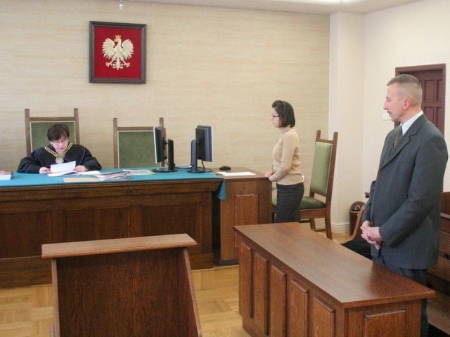 Jerzy Czaja na ławie oskarżonych w Sądzie Rejonowym w Nisku.