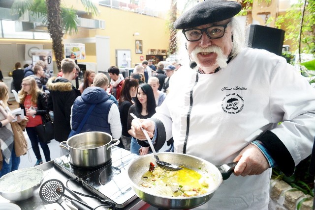 Gościem targów gastronomicznych był mistrz kuchni Kurt Scheller