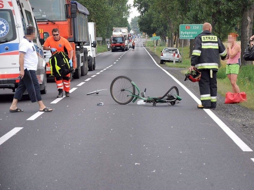 Śmiertelne potrącenie rowerzysty w Łachowie