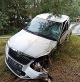 Budne- Sowięta. Wypadek z udziałem dwóch samochodów osobowych. Sprawca był pijany. 26.08.2021. Zdjęcia