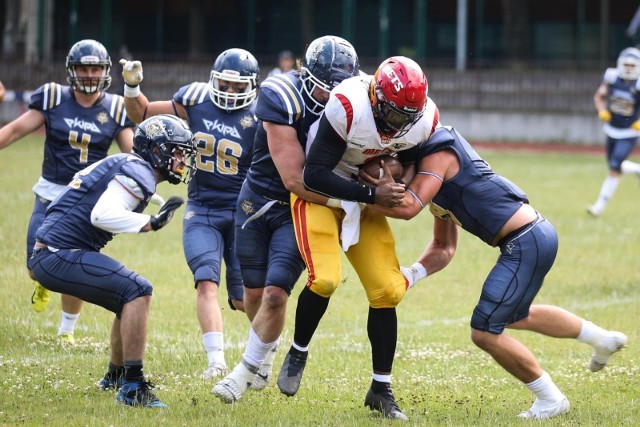 Kadr z meczu Kraków Kings - Warsaw Mets