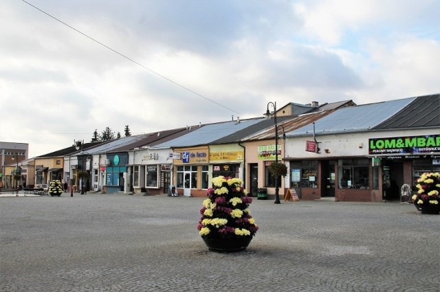 Na zdjęciu centrum Hrubieszowa.