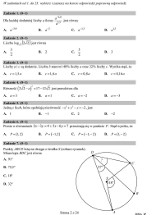 Matura 2016. Matematyka - ODPOWIEDZI, ARKUSZ