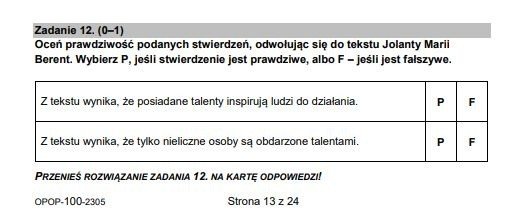 ODPOWIEDZI I ARKUSZ EGZAMINU ÓSMOKLASISTY 2023 Z JĘZYKA POLSKIEGO