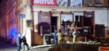 Pożar sklepu motoryzacyjnego w Jaworze. Wewnątrz były chemikalia, ewakuowano mieszkańców [ZDJĘCIA]