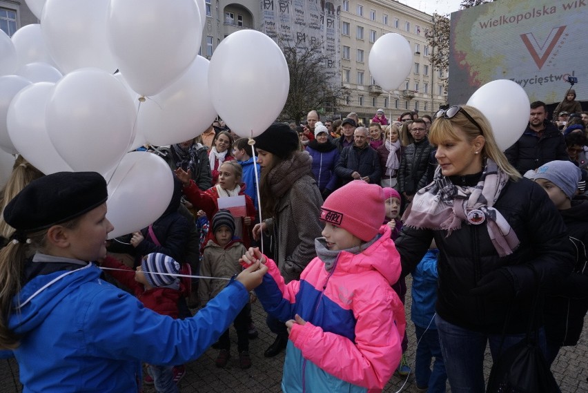 Poznaniacy świętują 100. rocznicę odzyskania niepodległości...