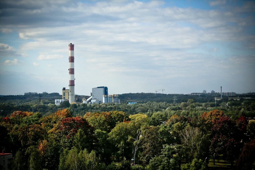 Widok na EC Katowice