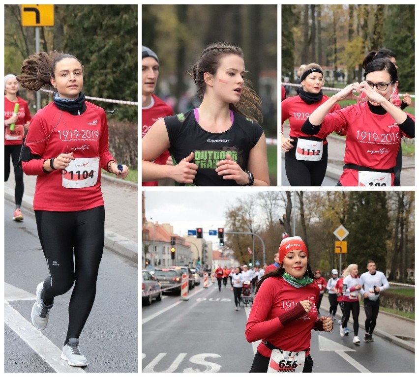 Bieg dla Niepodległej Białystok 2019. Piękne kobiety na trasie biegu [ZDJĘCIA]