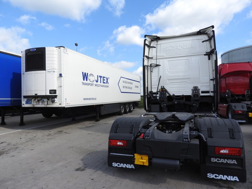 Pierwsza ciężarówka w Polsce zasilana LNG. Od firmy Scania kupił ją białostocki Wojtex