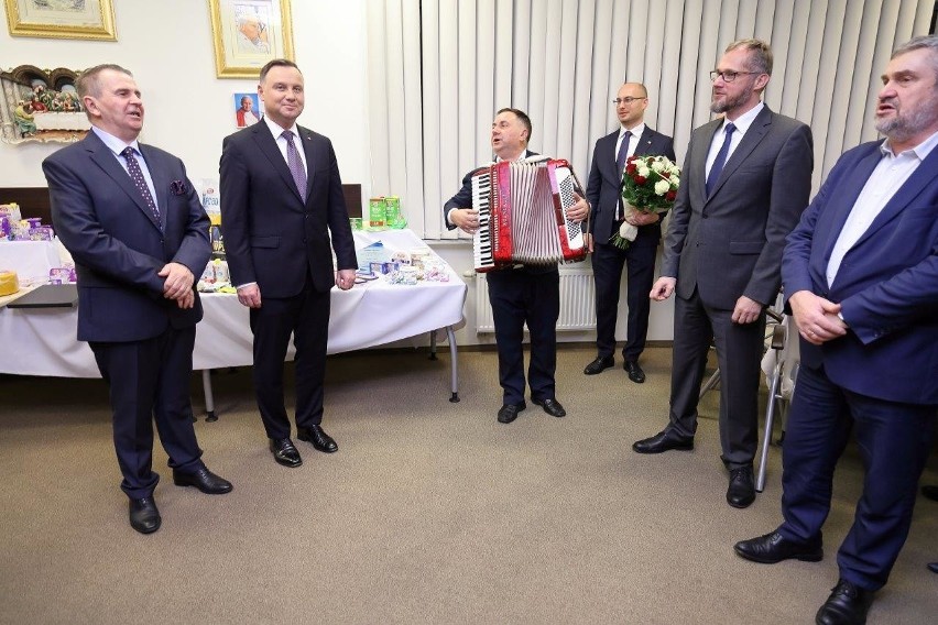 Prezydent RP Andrzej Duda odwiedził w tę środę m.in. Wysokie Mazowieckie
