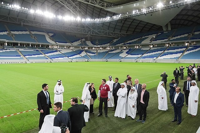 Stadion Al Janoub w mieście Al-Wakra - jedna z aren mundialu 2022 w Katarze
