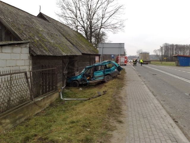 Wypadek w Zamościu - zdjęcia od Internauty